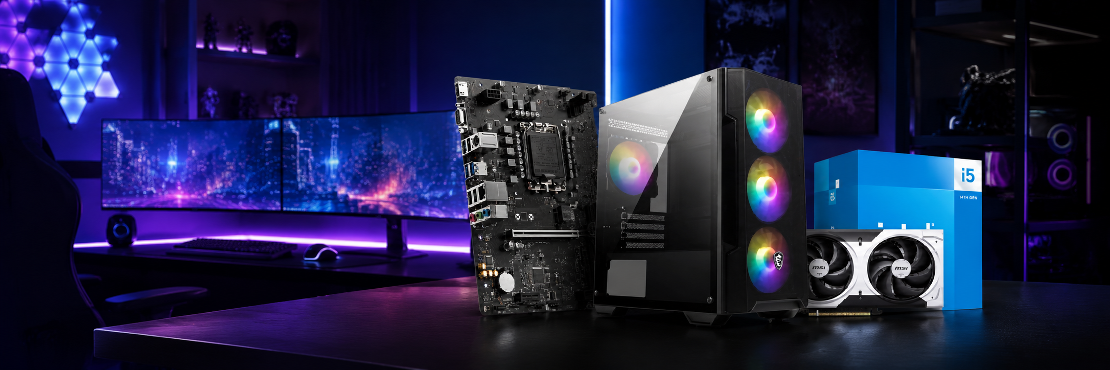 🎮 Pc Gamer MAX 521 – Intel Core i5-14400F, RTX 5060 Ti 8Go GDDR7 au meilleur prix en Tunisie